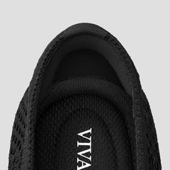 Square-Toe V-Cut Mesh Flats (Margot™ 2.0)