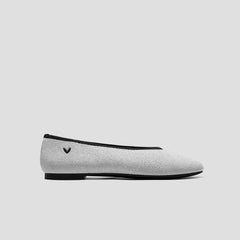 Almond-Toe Nude Flats (Nubia)