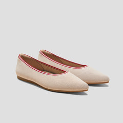 Pointed-Toe Ballet Flats (Aria 5°)