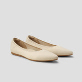 Pointed-Toe Water Repellent Ballet Flats (Aria 5°)