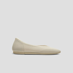 Pointed-Toe Dual-Cushion City Flats (Ecostitch™️ Flat Pro)