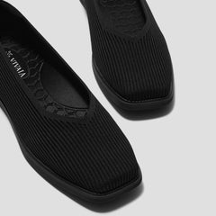 Square-Toe All-Day Standing Flats (Mabel)