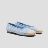Square-Toe Margot V-Cut Flats (Margot 3.0)