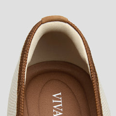 Square-Toe Margot Crisscross Flats (Marah)