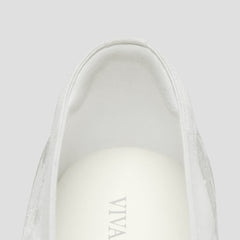 Square-Toe V-Cut Flats (Margot 3.0)