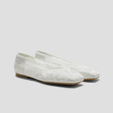 Square-Toe V-Cut Flats (Margot 3.0)