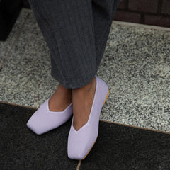 Square-Toe Margot V-Cut Flats (Margot 3.0)