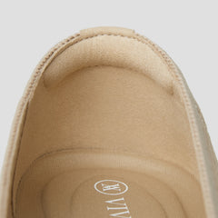 Square-Toe V-Cut Flats (Margot 2.0)