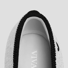 Almond-Toe Nude Flats (Nubia)