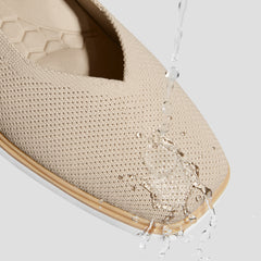 Square-Toe All-Day Standing Flats (Mabel)