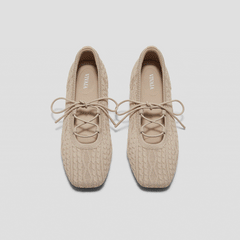 3 Laces Included Square-Toe Lace-Up Mary Janes (Miley)