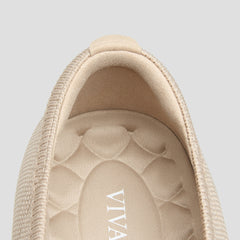 Round-Toe Lace-up Flats (Camora)