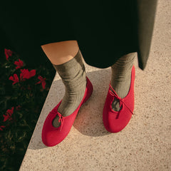 Round-Toe Lace-up Flats (Camora)
