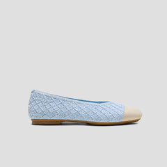 Square-Toe Margot V-Cut Flats (Margot 3.0)