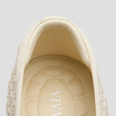 Square-Toe Margot V-Cut Flats (Margot 3.0)