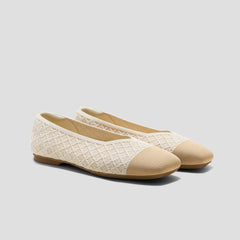 Square-Toe Margot V-Cut Flats (Margot 3.0)