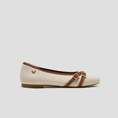 Square-Toe Margot Crisscross Flats (Marah)