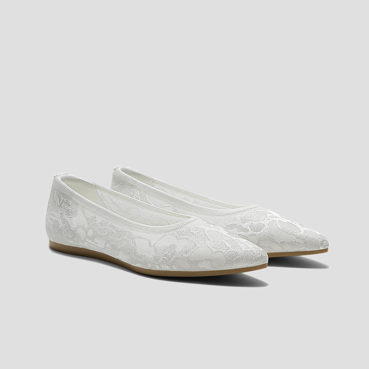 Pointed-Toe Lace Reborn™ Flats (Aria 5°)