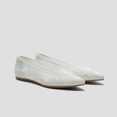 Pointed-Toe Lace Reborn™ Flats (Aria 5°)