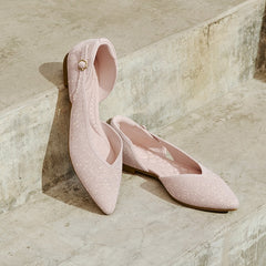 D'Orsay-Ballerinas mit spitzer Spitze (Malory)